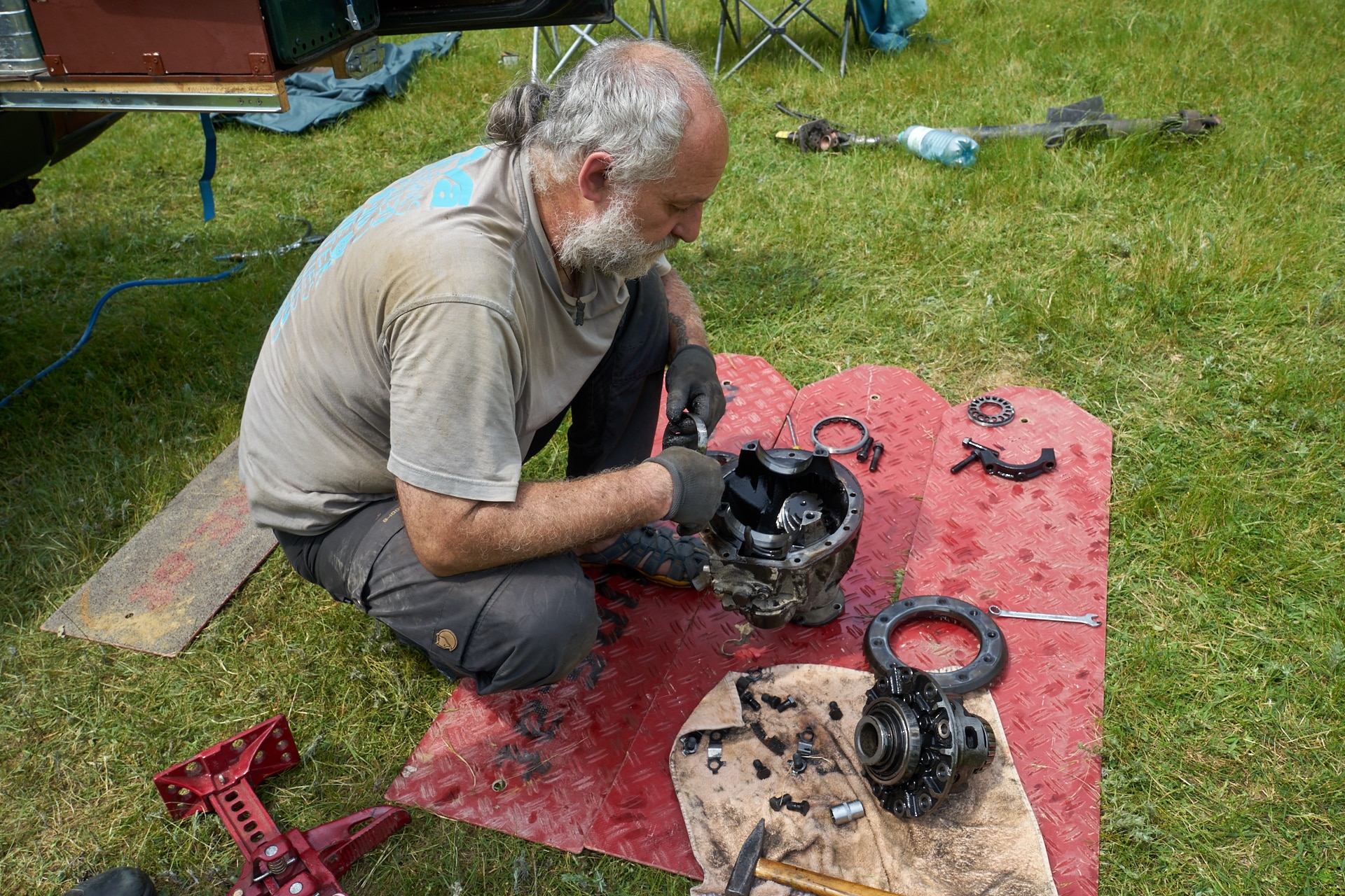 Feldreparatur-Differential-01 proventure_offroadfahrtraining